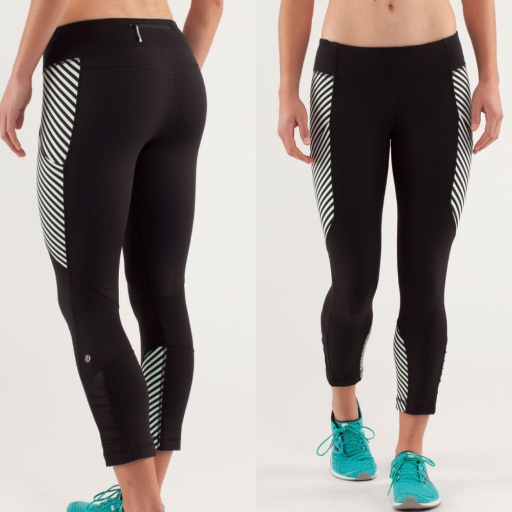 NEW Lululemon Run Reflect Crop NEW 4